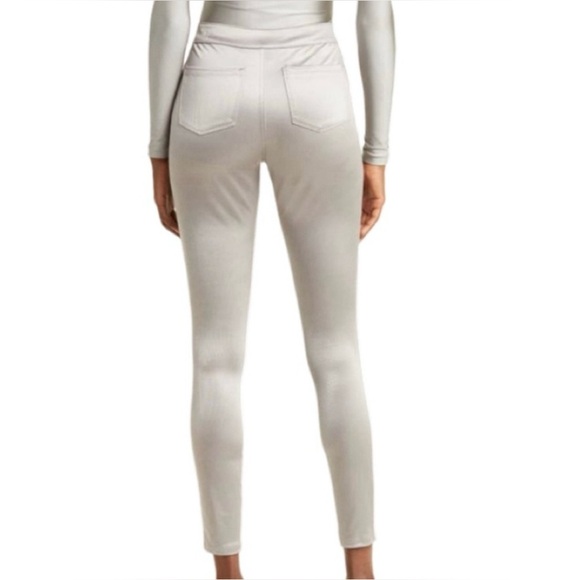 New Skims Disco pants in Silver Sz Large - Picture 2 of 8